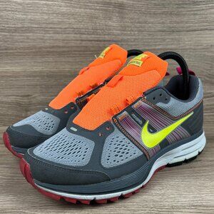 Nike Zoom Pegasus 29 Trail Women's Gray Orange Yellow Running Athletic Shoe